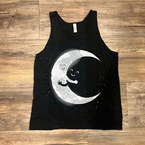 Moon & Sky Hugging Womens Tank - Size Medium
